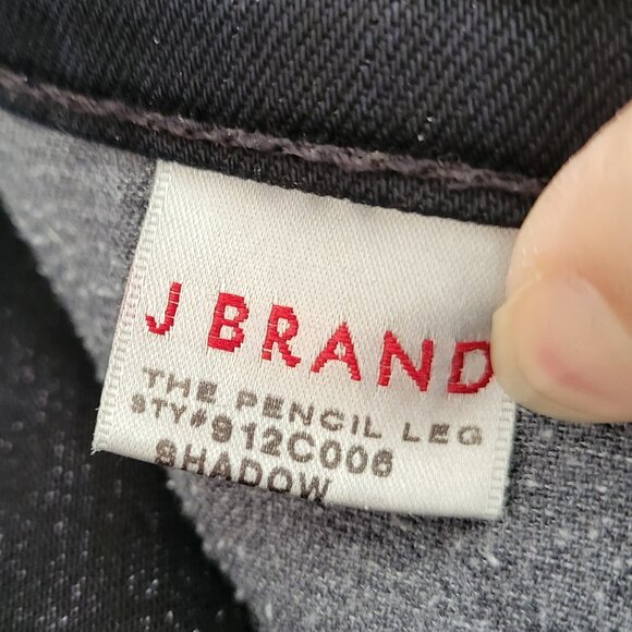 J Brand Black Pencil Leg Skinny Jeans - Size 28 - Picture 10 of 12